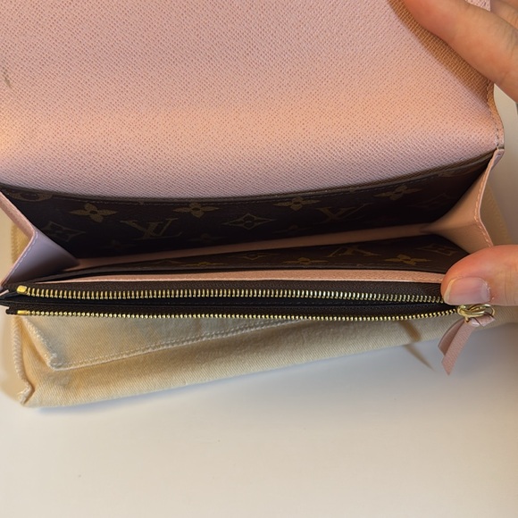 Louis Vuitton Monogram Emilie Wallet Rose Ballerine Pink - Picture 3 of 5